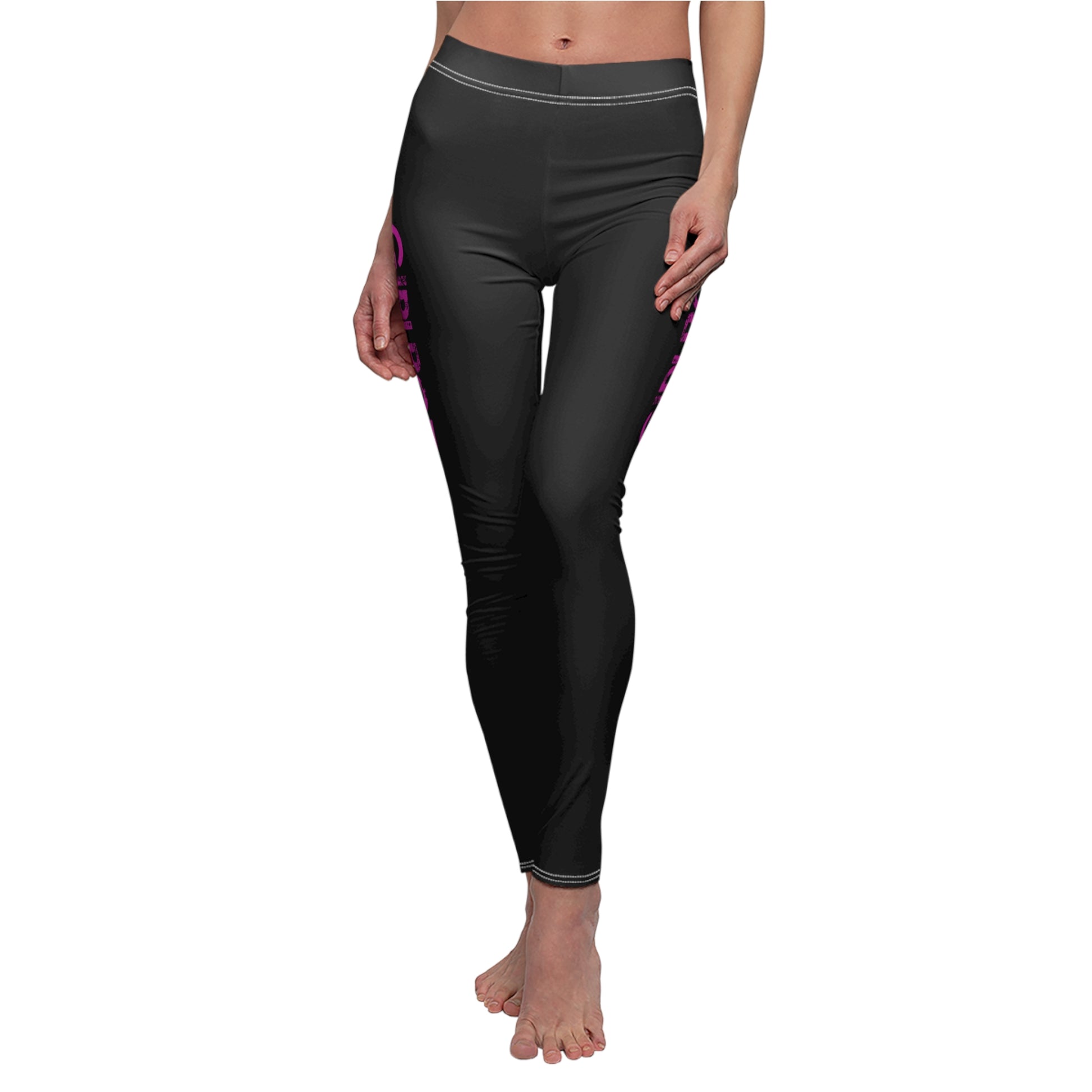 Women's Cut & Sew Casual Leggings - GIRLBOZ