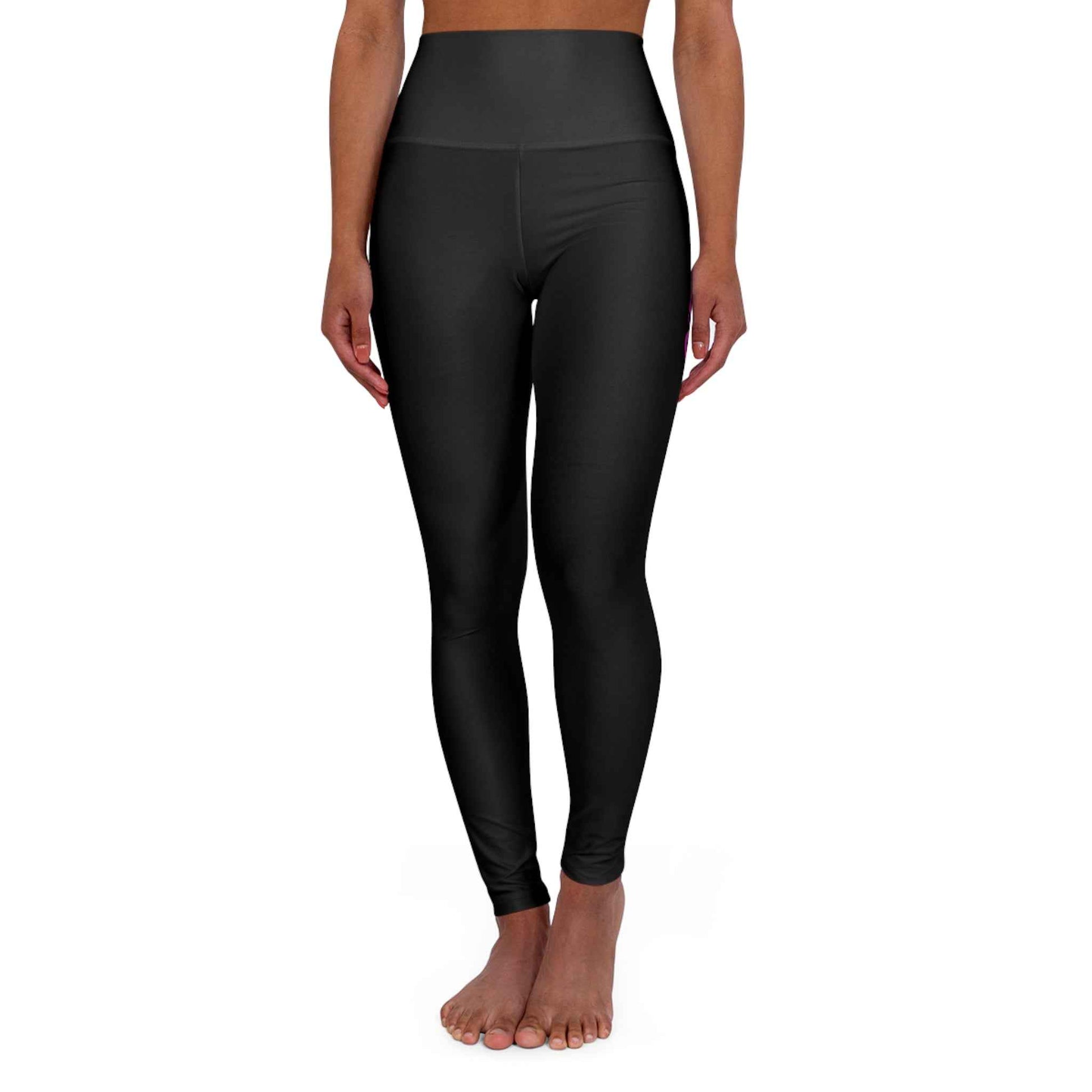 High Waisted Yoga Leggings - GIRLBOZ
