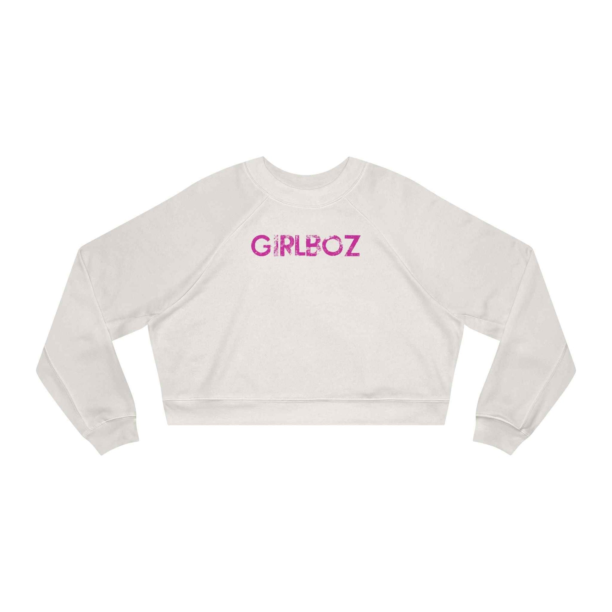 Women's Cropped Fleece Pullover - GIRLBOZ