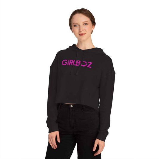 Women’s Cropped Hooded Sweatshirt - GIRLBOZ