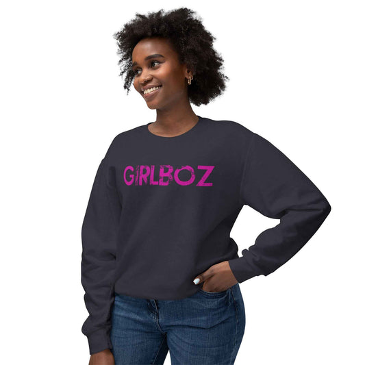 Unisex Lightweight Crewneck Sweatshirt - GIRLBOZ