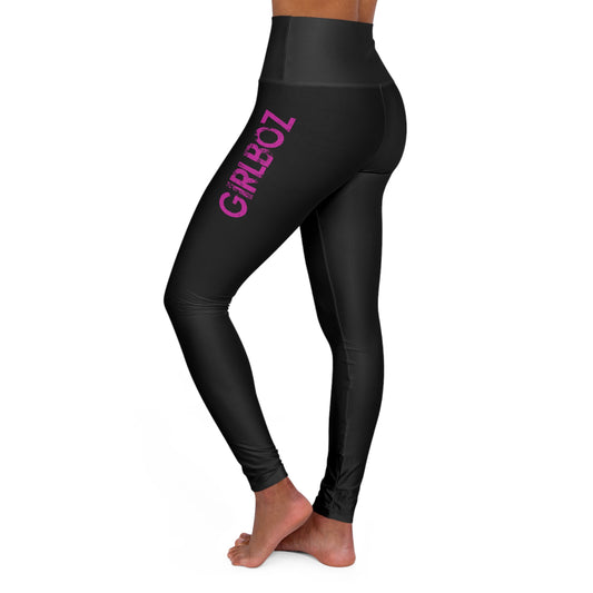 High Waisted Yoga Leggings - GIRLBOZ