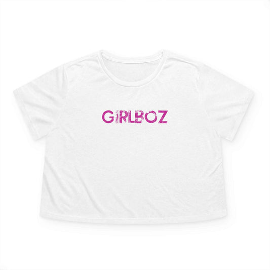 Women's Flowy Cropped Tee - GIRLBOZ