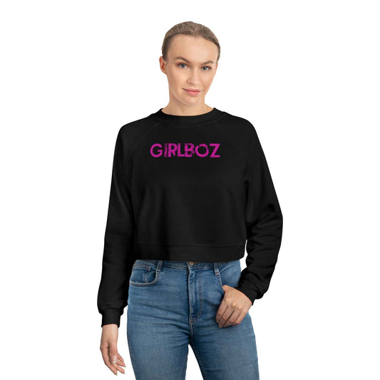 Women's Cropped Fleece Pullover - GIRLBOZ