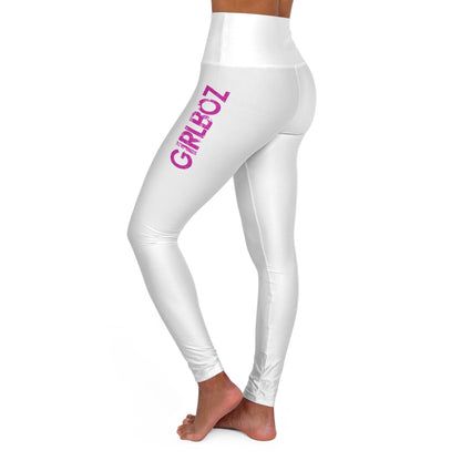 High Waisted Yoga Leggings - GIRLBOZ