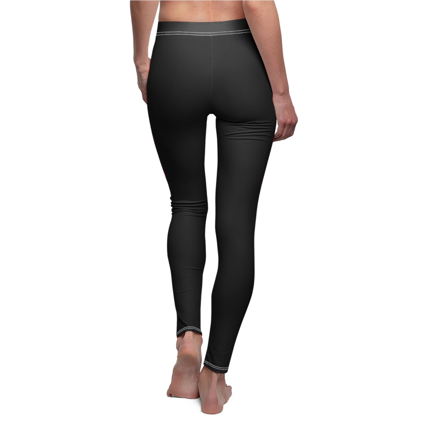 Women's Cut & Sew Casual Leggings - GIRLBOZ