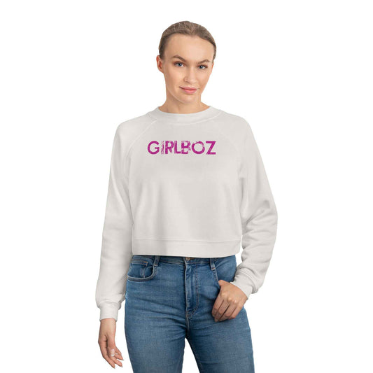 Women's Cropped Fleece Pullover - GIRLBOZ