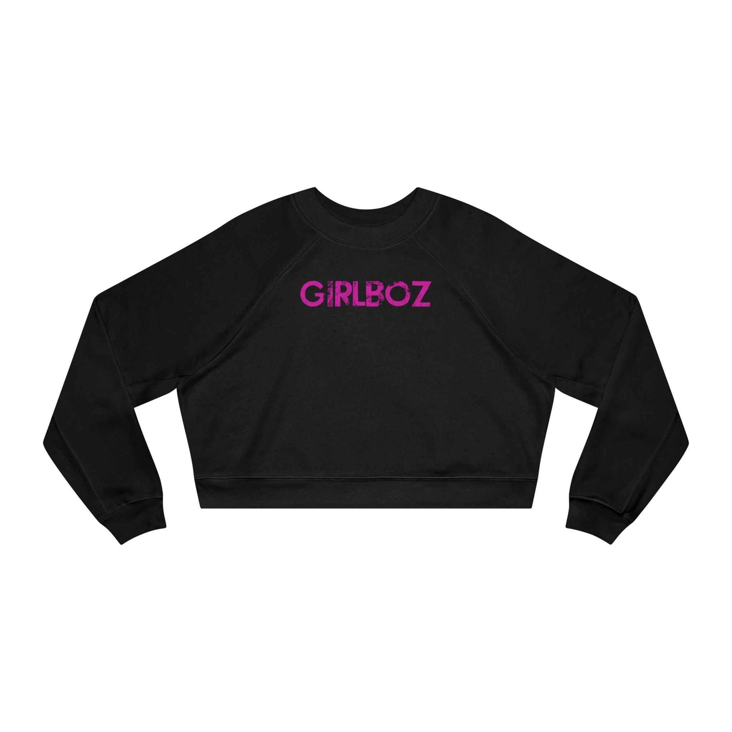 Women's Cropped Fleece Pullover - GIRLBOZ